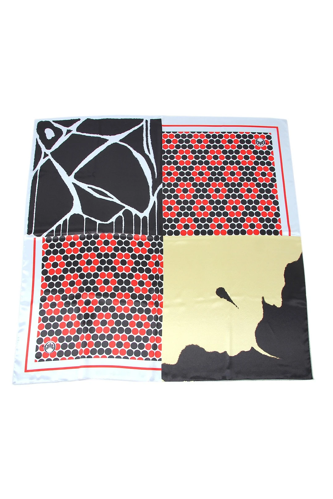 Платок Шанель 100х100 см, с полной запечаткой#5 Платок Шанель 100х100 см, с полной запечаткой#5