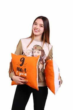 Подушка 50х50 см, с принтом "9 May"#1