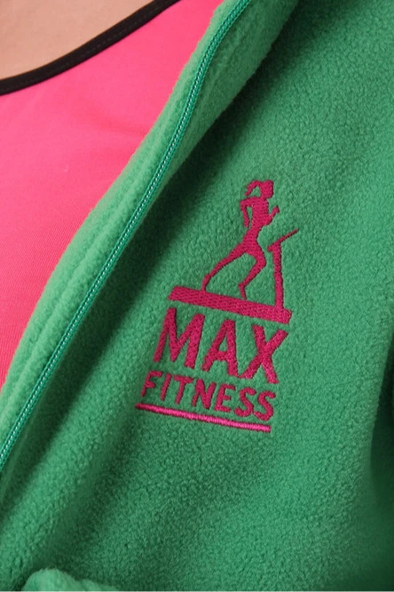 Толстовка Харисон флисовая без капюшона женская, однотонная "Max Fitness"#3