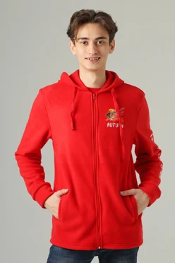 Купить толстовку Харисон флисовую без капюшона унисекс, однотонную "Autumn"