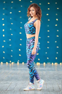 Комплект женский с принтом "Space Grunge"