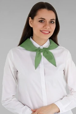 Купить косынку Лолла 70х70х100 см темно-зеленую