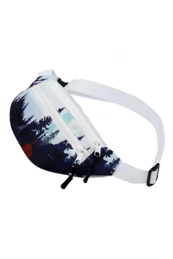 Купить сумку Нокс поясную 30х15 см, с полной запечаткой "Тайга"