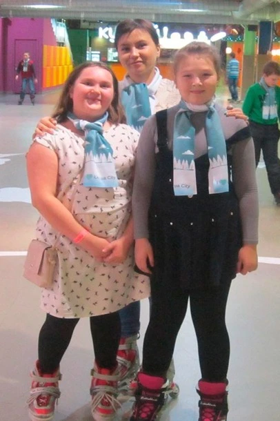 Шарф однослойный утепленный 15х100 см, с полной запечаткой "Winter wood"#3