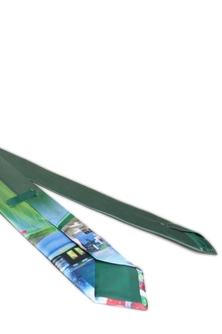 Галстук Классика самовяз мужской, с полной запечаткой "Ded Moroz"#2 Галстук Классика самовяз мужской, с полной запечаткой "Ded Moroz"#2