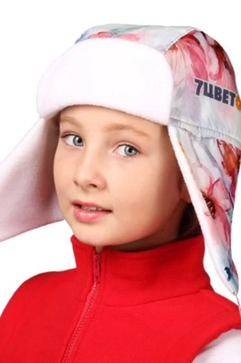 Купить шапку-ушанку на флисе детскую "7 цветов" Купить шапку-ушанку на флисе детскую "7 цветов"