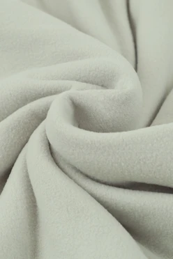 Плед Классик флисовый, однотонный светло-серый