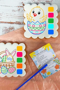 Пряник раскраска 9х9 см#1