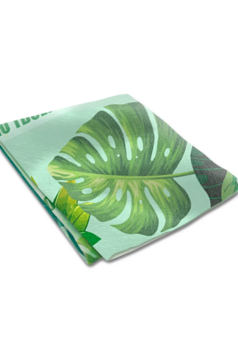 Купить плед Молли из футера 120х145 см, с принтом "The beginning of your best summer"