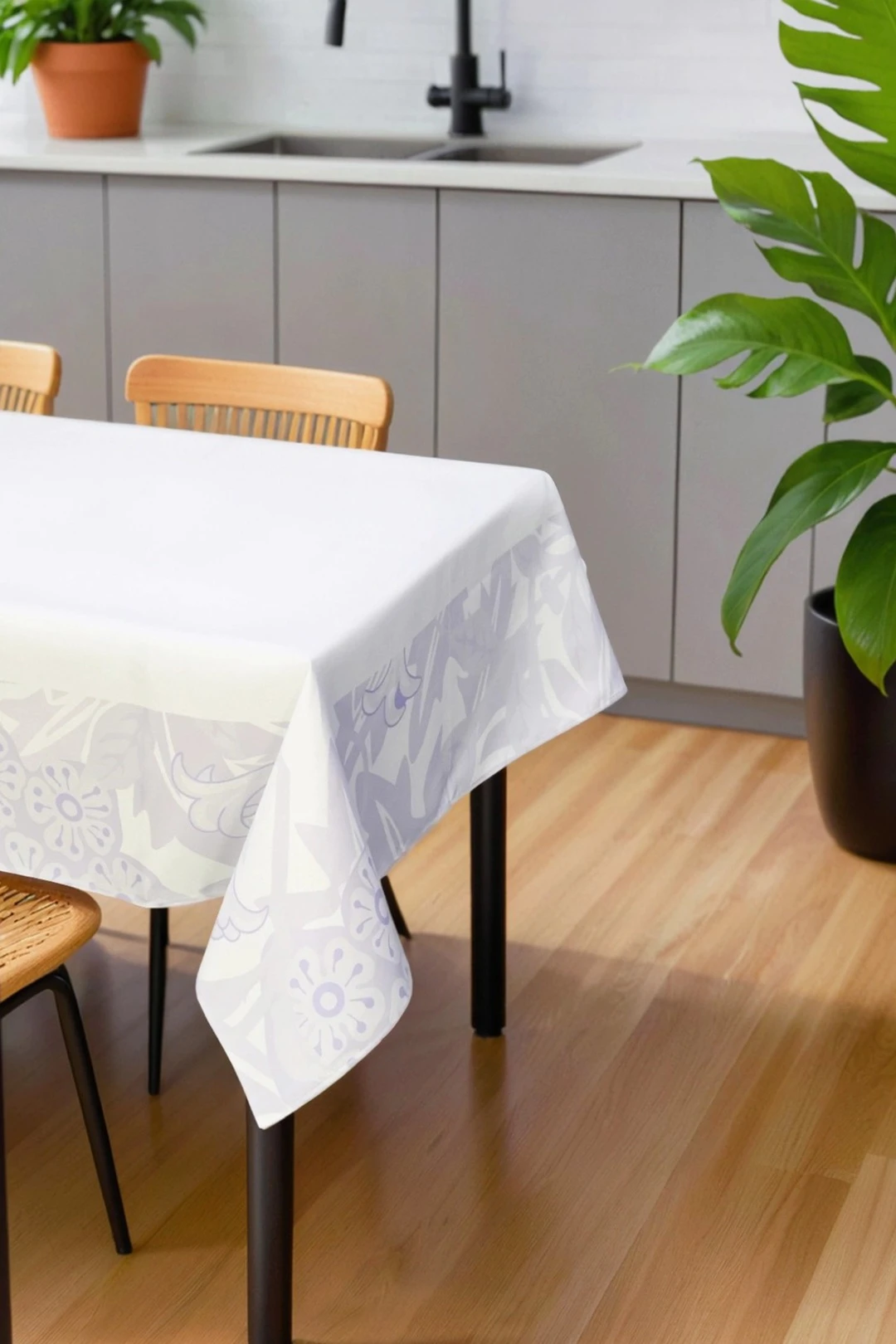 Купить скатерть квадратную 70х70 см, с полной запечаткой (полиэстер) "Minimalism"