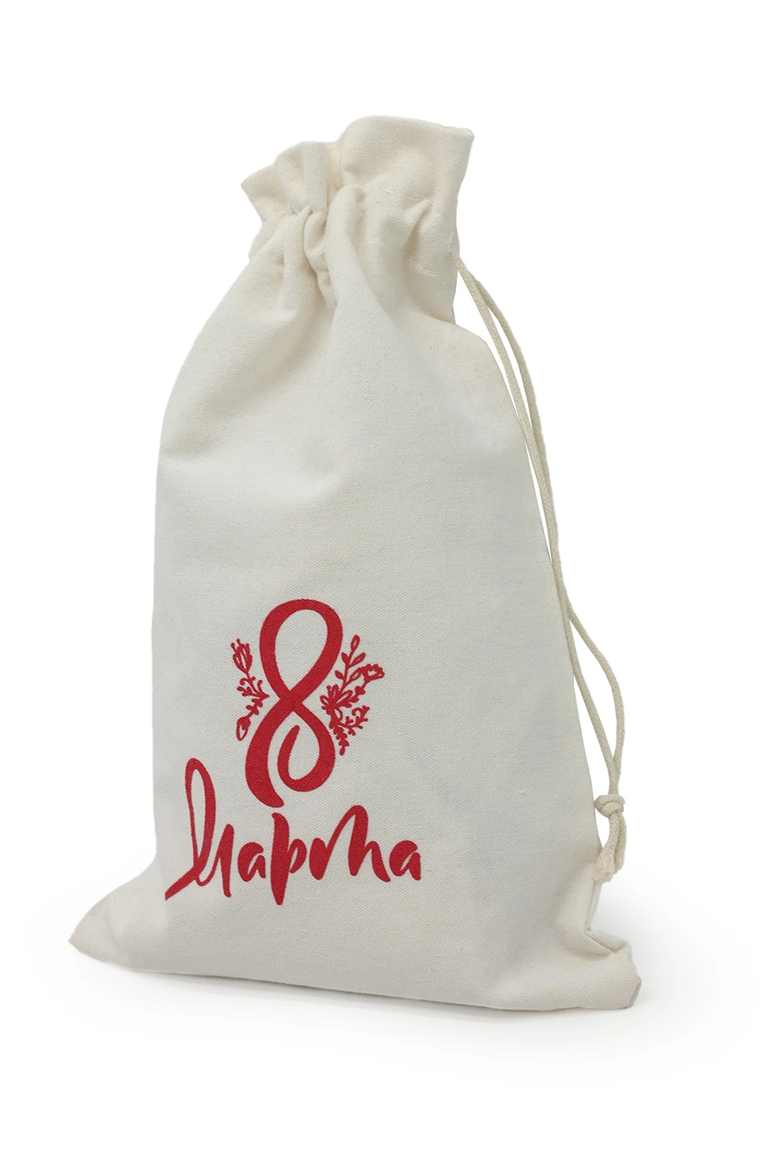 Мешочек из канваса 20х30 см "8 March"#2