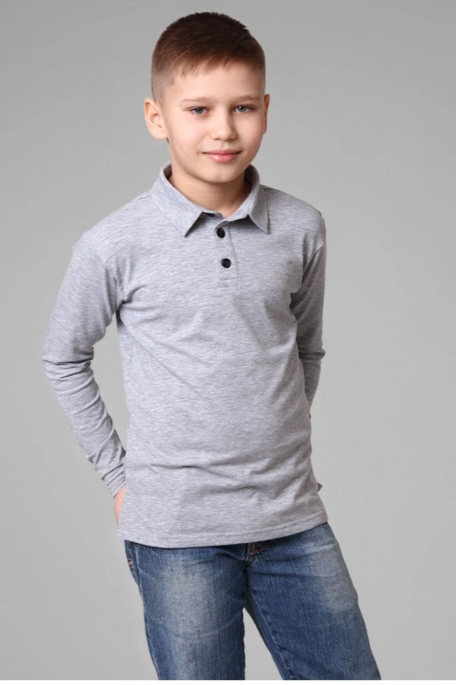 Лонгслив Декстер Плюс детский однотонный (хлопок)#2 Лонгслив Декстер Плюс детский однотонный (хлопок)#2