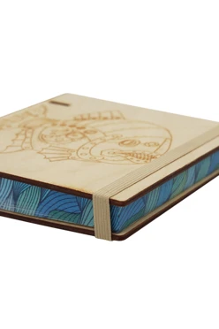 Блокнот деревянный 14х13 см#2