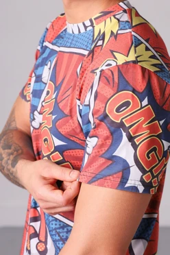 Футболка Ларри из кулирки хб унисекс с полной запечаткой#2