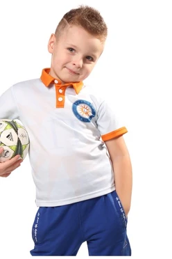 Поло Стар детская из ники с полной запечаткой "School President"