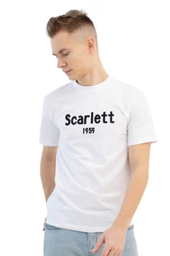 Футболка Степ О-ворот унисекс однотонная (хлопок)#1