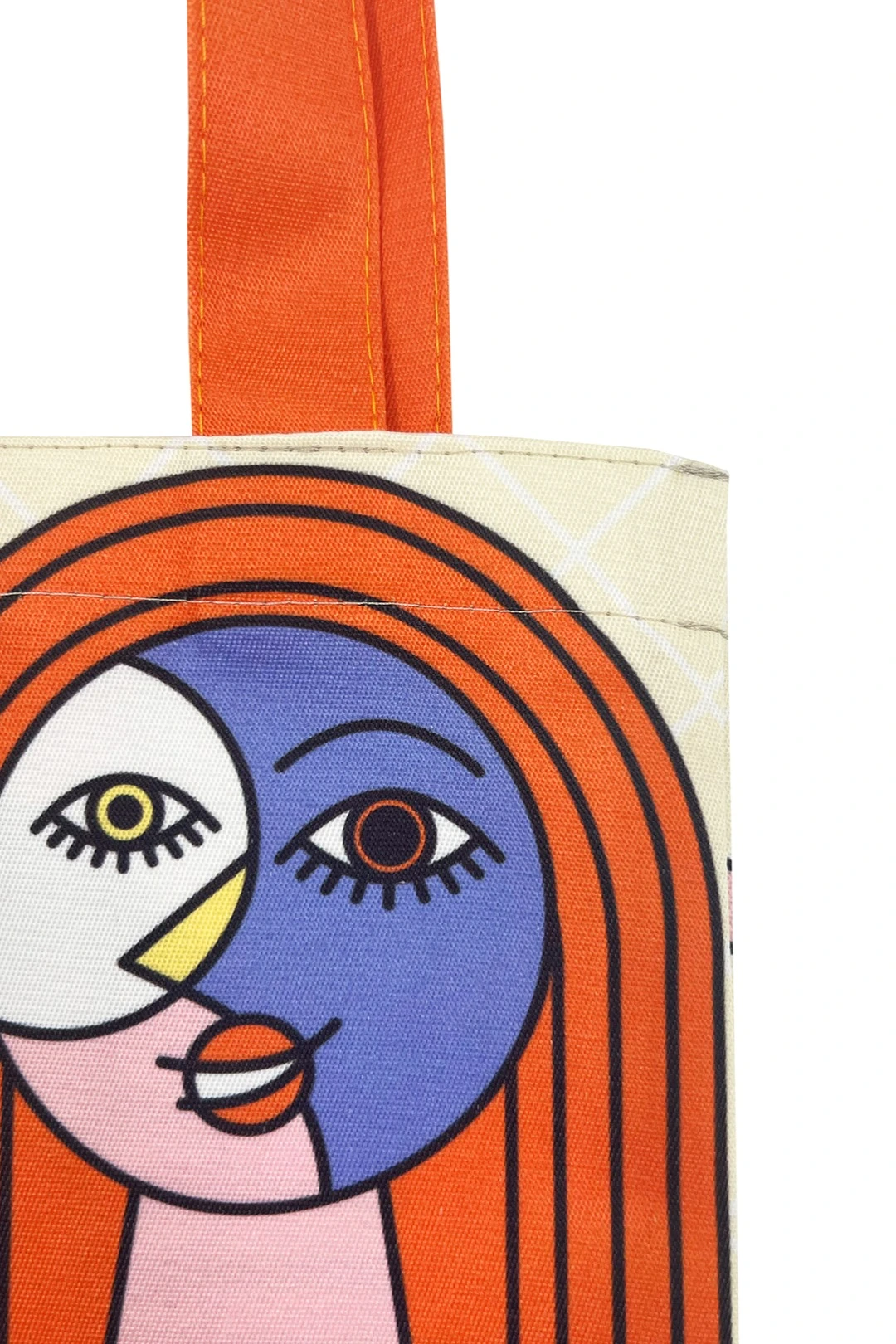 Сумка Комби из греты вертикальная, с полной запечаткой#3