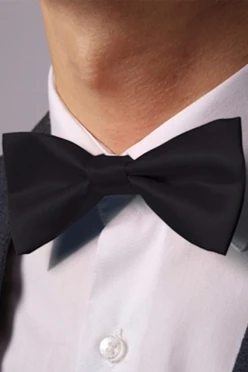 Купить черный галстук-бабочку Эксперт
