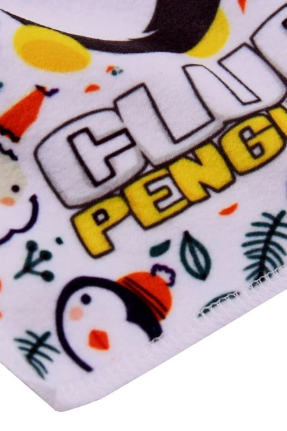Шарф однослойный утепленный 15х100 см, с полной запечаткой "Club Penguin"#3