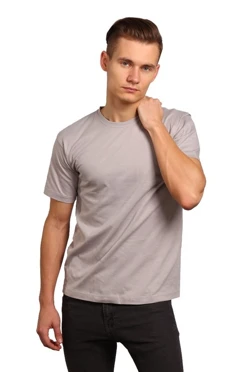 Купить светло-серую футболку Премиум унисекс (Modern)