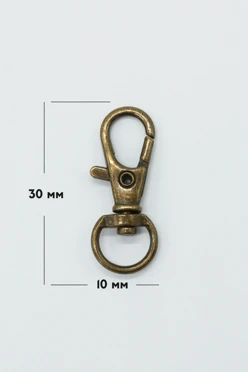 Купить крепление Карабин-люкс с круглым креплением 10 мм, медь