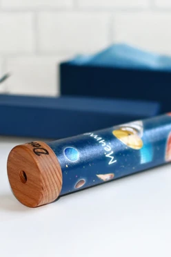 Калейдоскоп именной 27 см "Космический подарок"