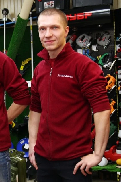 Толстовка Харисон флисовая без капюшона унисекс, однотонная "Square"#6 Толстовка Харисон флисовая без капюшона унисекс, однотонная "Square"#6