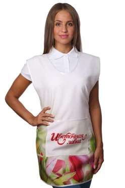 Купить накидку с полной запечаткой 54х82 см "Цветочная лавка"