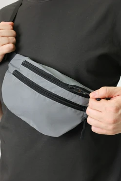 Сумка Алан светоотражающая, однотонная#2