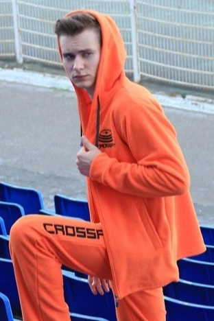 Толстовка Харисон флисовая с капюшоном унисекс, однотонная"Crossfit"#4 Толстовка Харисон флисовая с капюшоном унисекс, однотонная"Crossfit"#4