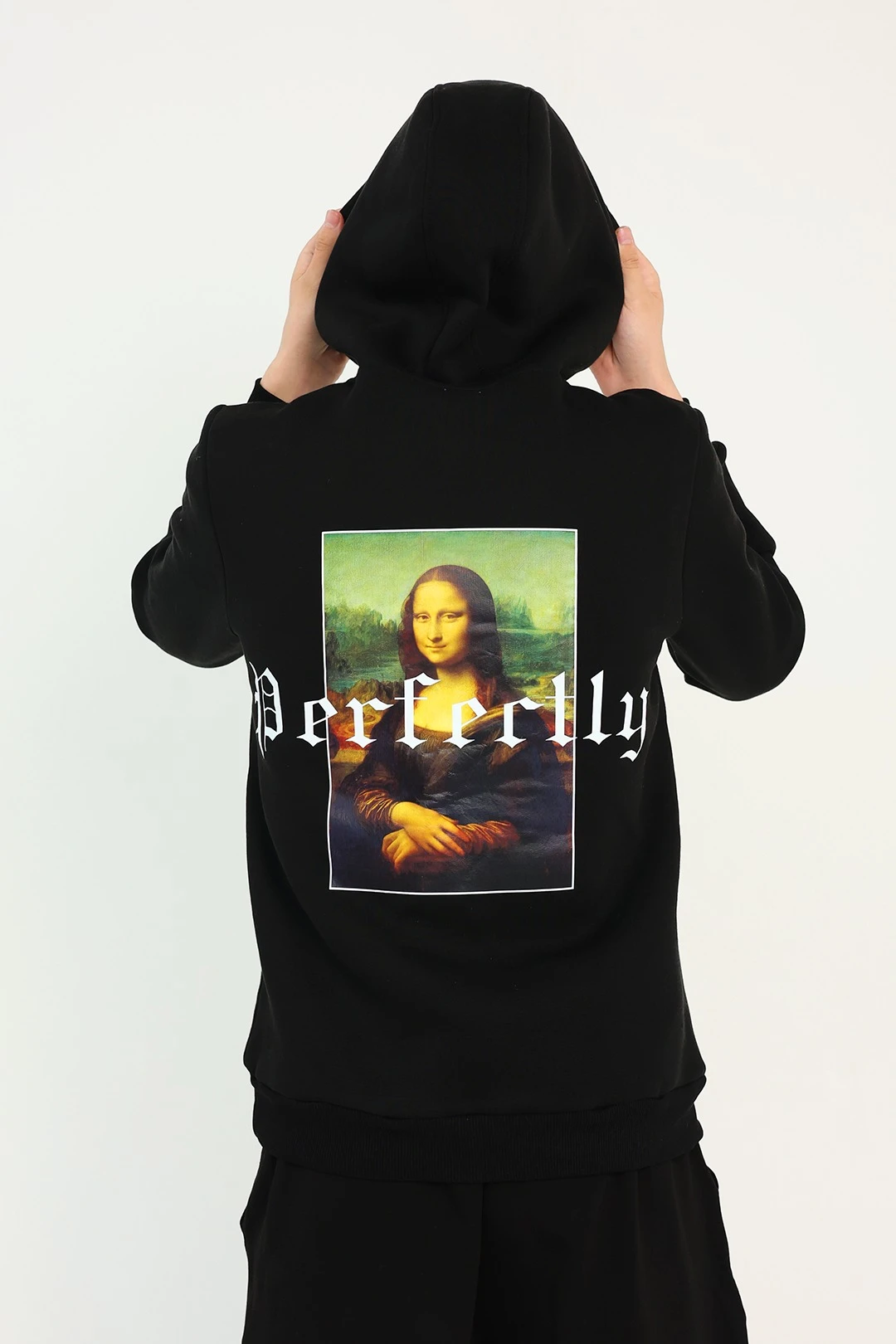 Купить Худи Майк из футера унисекс, однотонная "Perfetly"