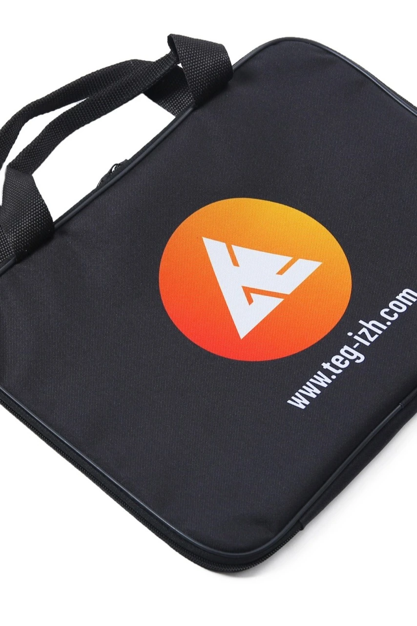 Сумка Ворд с ручками 25х35 см, с полной запечаткой "Teg-izh black"#1 Сумка Ворд с ручками 25х35 см, с полной запечаткой "Teg-izh black"#1