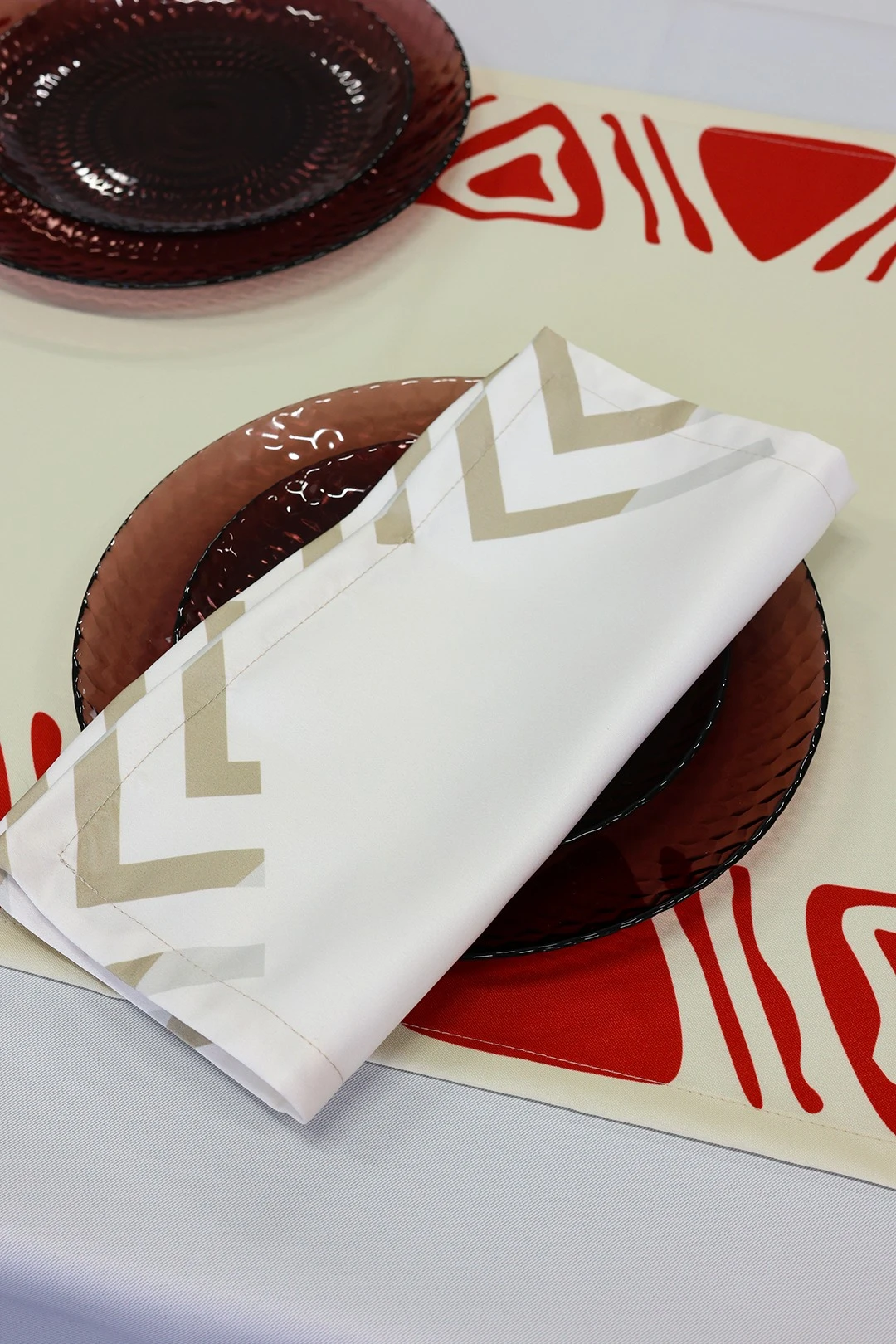 Салфетка квадратная 30х30 см, с полной запечаткой (полиэстер) "Daily"#2