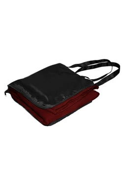 Купить бордовый плед Привал флисовый 155х170 см