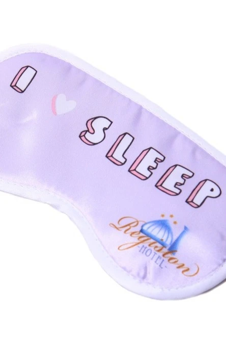 Купить маску для сна с принтом "I love to sleep" Купить маску для сна с принтом "I love to sleep"