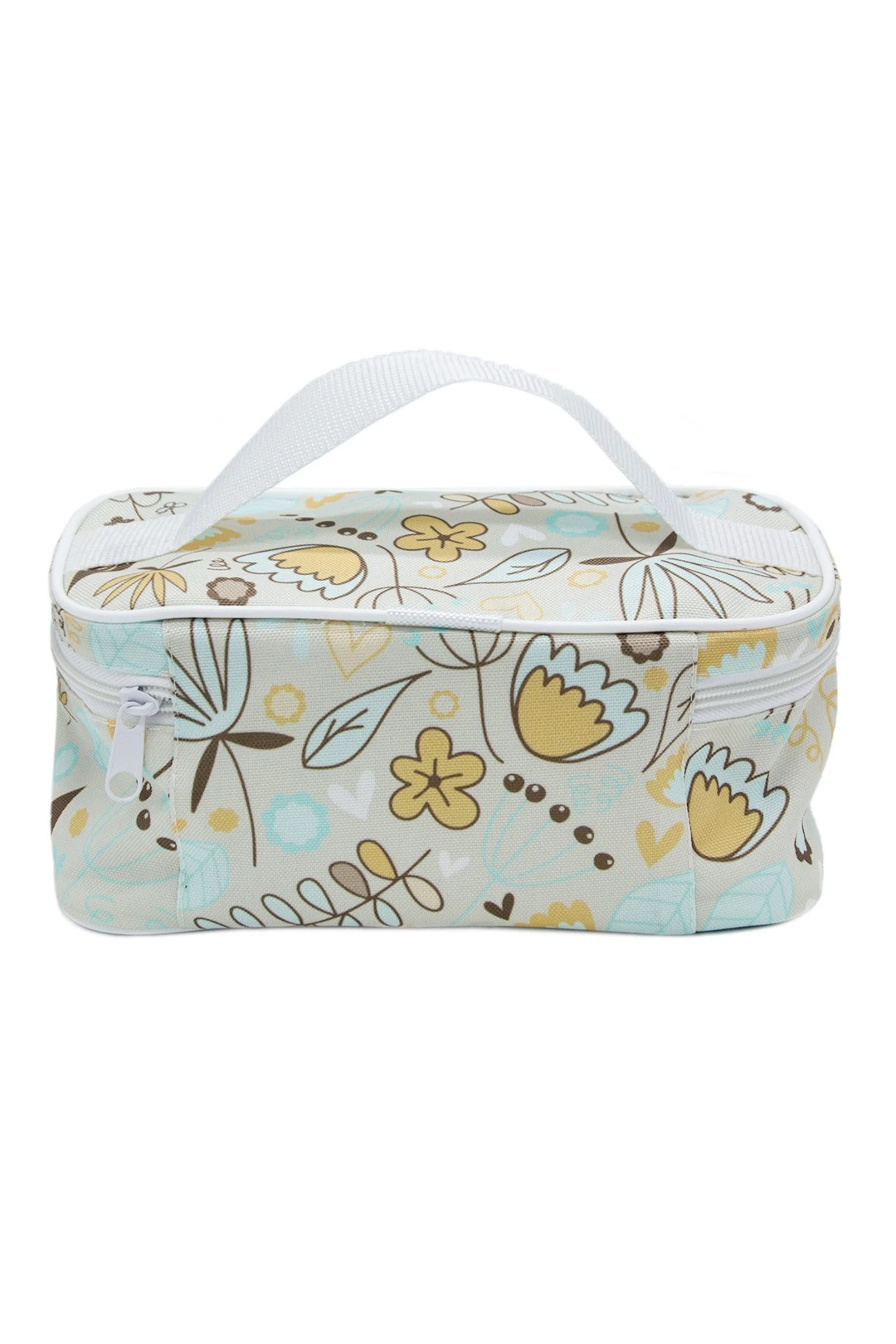 Косметичка Фрезия 20х10 см, с принтом "Flower minimalism"#4 Косметичка Фрезия 20х10 см, с принтом "Flower minimalism"#4