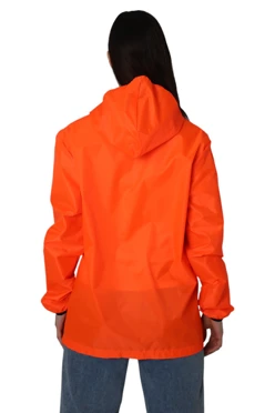 Ветровка Арчи унисекс, однотонная оранжевая#1