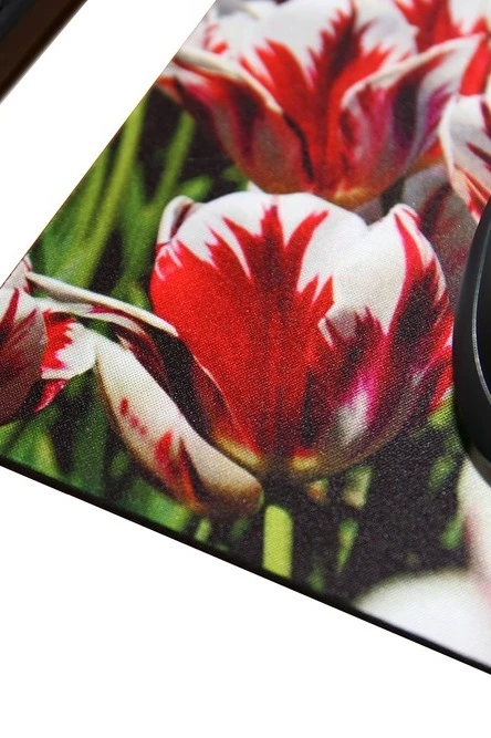Коврик для мыши прямоугольный 3 мм, с полной запечаткой "Tulips"#1