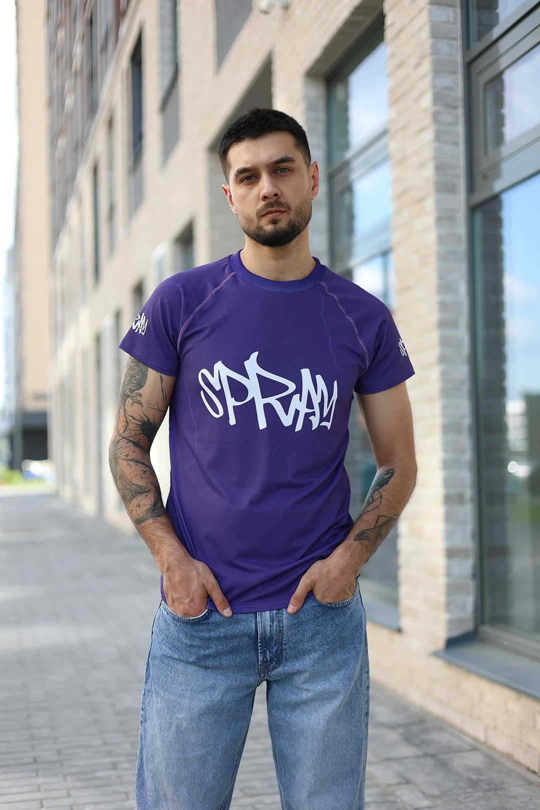 Футболка Спарк унисекс с полной запечаткой (полиэстер) "Spraw"#2 Футболка Спарк унисекс с полной запечаткой (полиэстер) "Spraw"#2