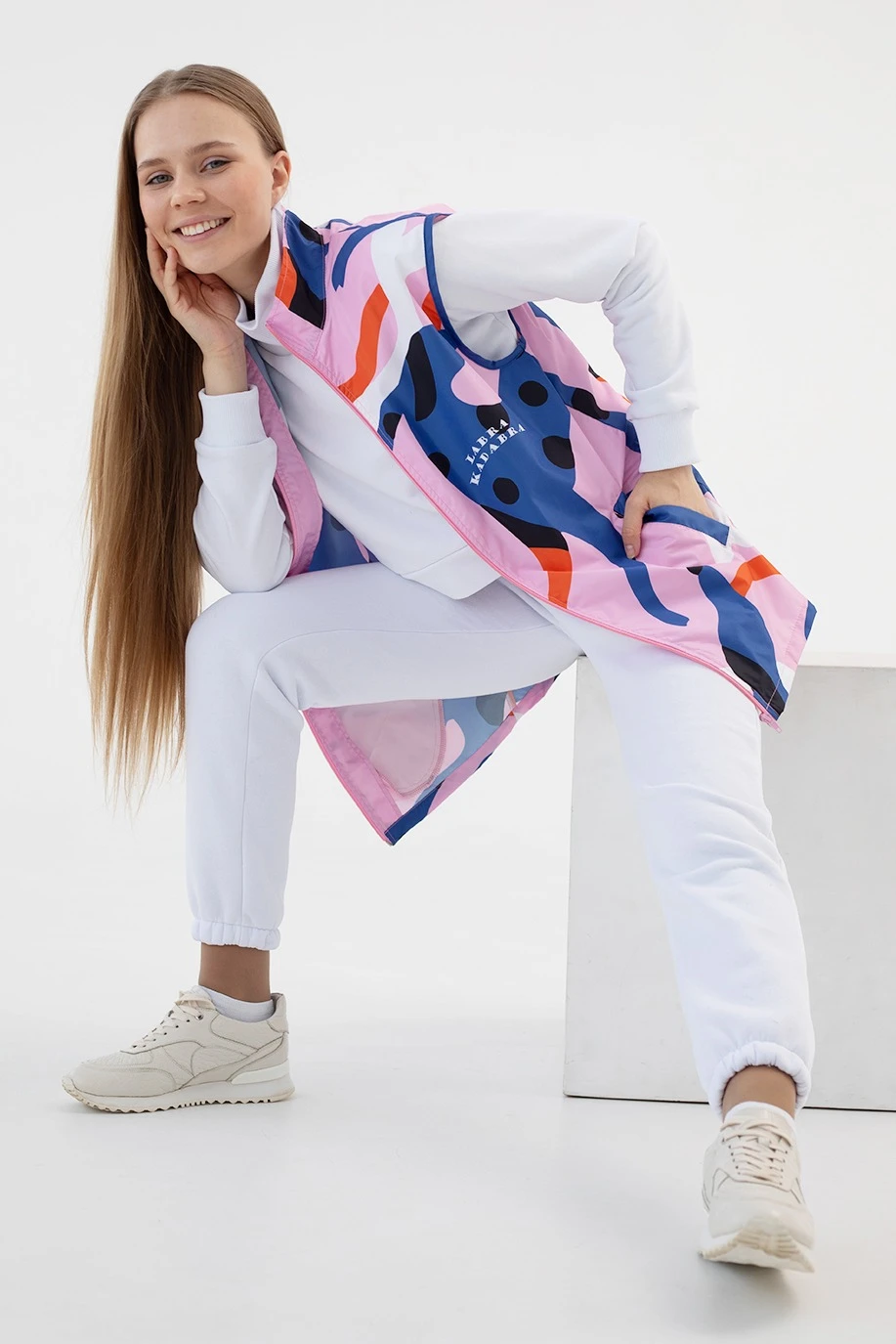 Жилет Брендон без подклада унисекс, с полной запечаткой#3 Жилет Брендон без подклада унисекс, с полной запечаткой#3