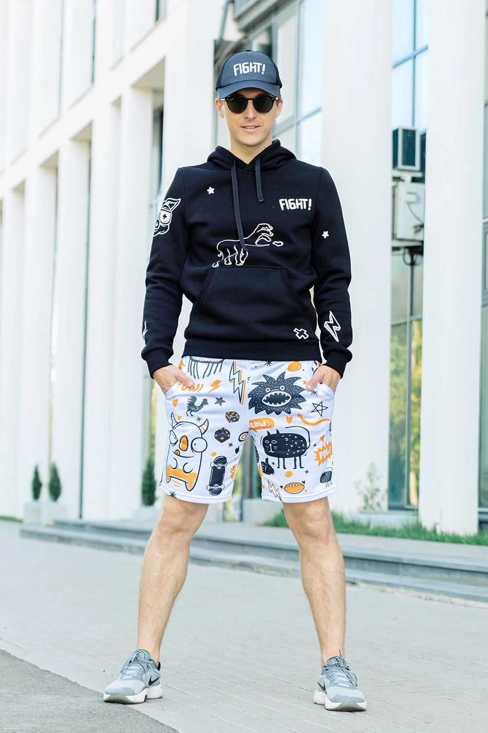 Худи Майк из футера унисекс, однотонная "Radiate"#1 Худи Майк из футера унисекс, однотонная "Radiate"#1