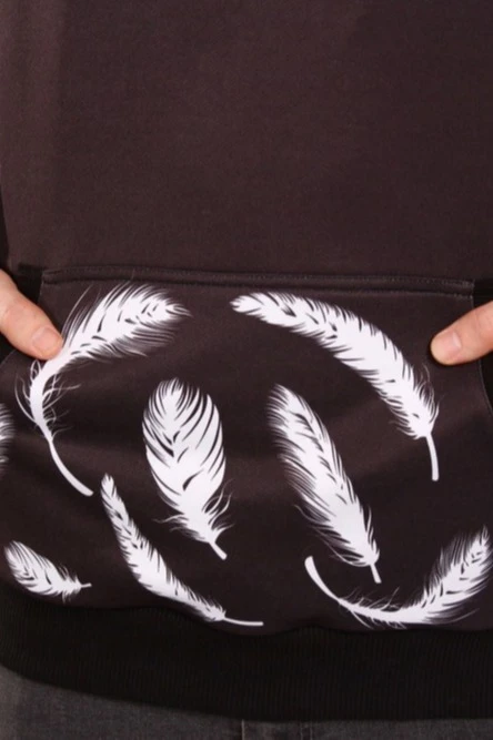 Худи Томми унисекс из футера с полной запечаткой "Capable"#3