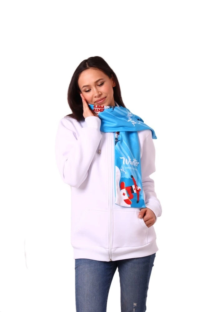 Купить шарф 15х120 см "Snow festival"