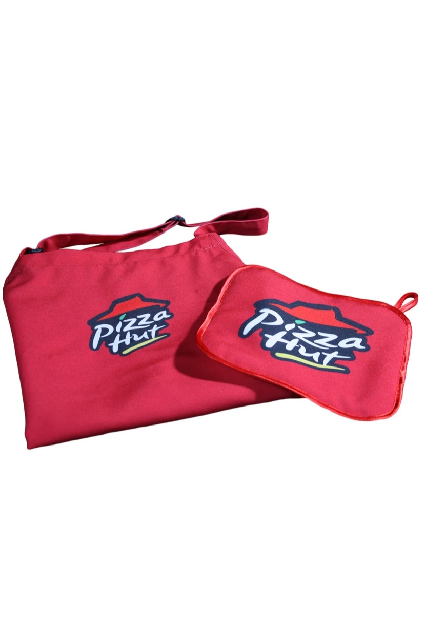 Фартук Капучино из габардина с полной запечаткой "Pizza Hut"#2 Фартук Капучино из габардина с полной запечаткой "Pizza Hut"#2