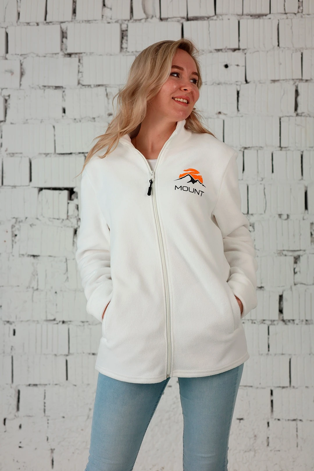 Купить толстовку Харисон флисовая без капюшона женская, однотонная "Mount" Купить толстовку Харисон флисовая без капюшона женская, однотонная "Mount"