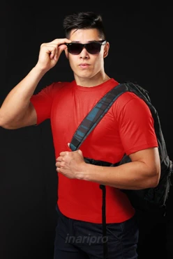 Купить красную футболку Степ унисекс