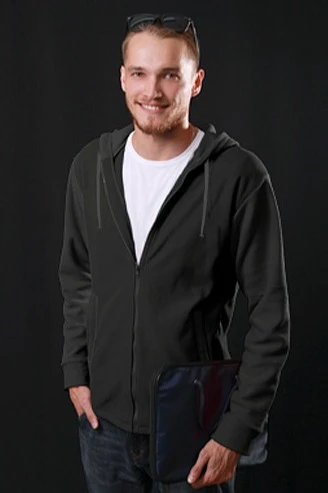 Купить чёрную толстовку Харисон унисекс Купить чёрную толстовку Харисон унисекс