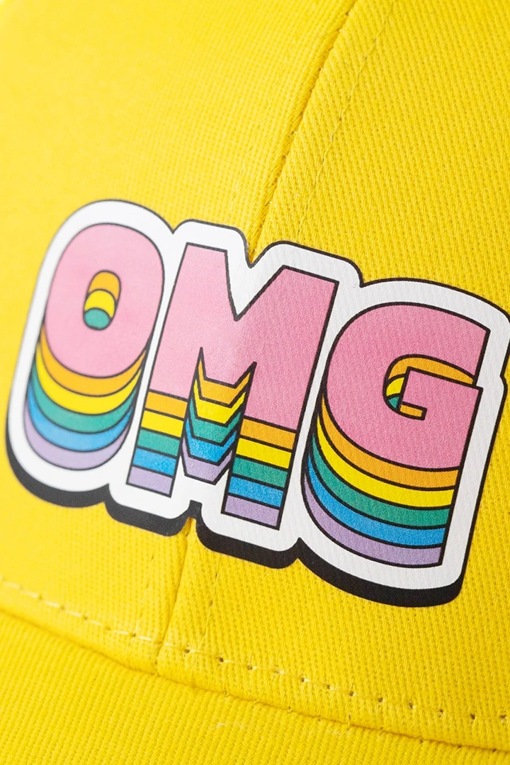 Бейсболка Брент шестиклинка взрослая, однотонная желтая (хлопок)#1