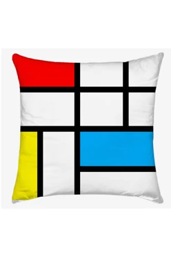 Подушка 40х40 см, с принтом "Rectangle"#1