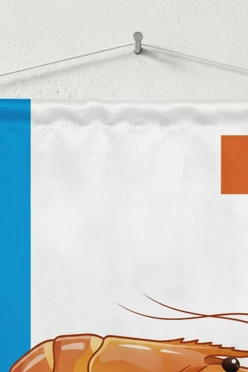 Постер из полиэстера 40х50 см, клемм-шина 8 мм#1